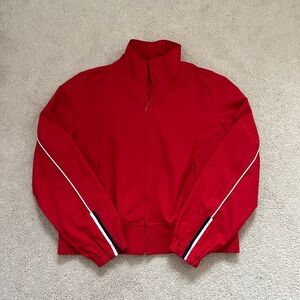 Tommy Hilfiger Jeans red zip up windbreaker jacket
